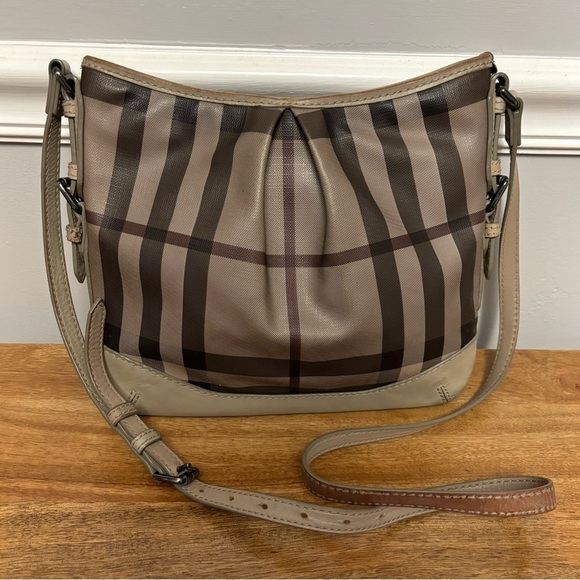 BURBERRY Smoked check crossbody. - Picture 1 of 10
